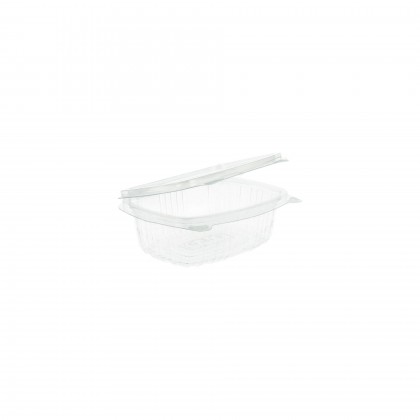 Recipiente c/ Tampa 250 ml 13,2 x 9,5 x 4,1 cm rPET