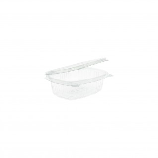 Recipiente c/ Tampa 250 ml 13,2 x 9,5 x 4,1 cm rPET