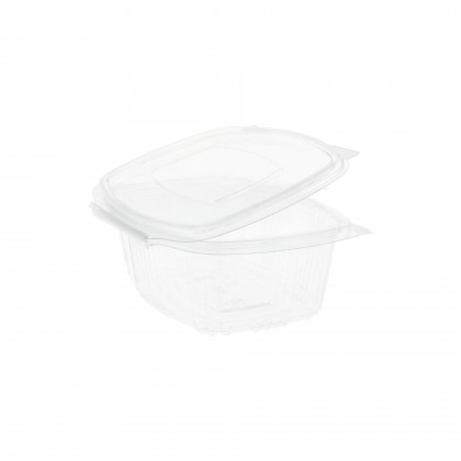 Recipiente c/ Tampa 500 ml 14,5 x 11,5 x 5,4 cm rPET