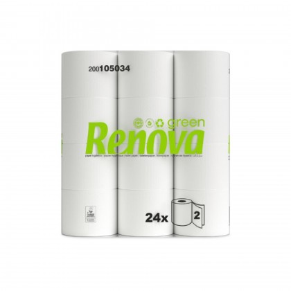 Papel Higinico Renovagreen 400 2F