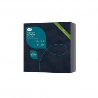 Guardanapo Bio Dunisoft 40 x 40 cm Preto