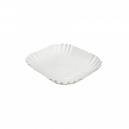 Bandejas 15 x 12 x 2 cm Branco Carto