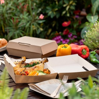Lunch Boxes ThePack 23,5 x 24 x 8,7 cm Natural