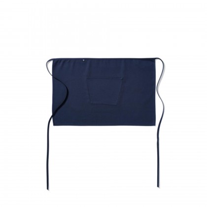 Meio Avental c/ Bolso 100% Algodo Azul Petrleo 75 x 50 cm