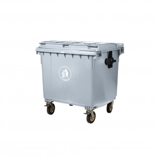 Contentor Mvel Gigante 1100 L 120 x 104 x 130 cm Cinzento