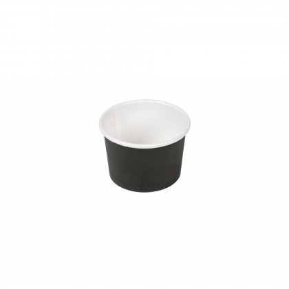 Terrinas 70 ml  6/5 x 4 cm Cartolina Preto