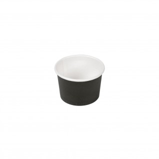 Terrinas 70 ml  6/5 x 4 cm Cartolina Preto