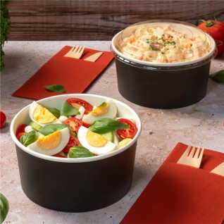Saladeiras 1300 ml  18,7/16 x 7 cm Preto Carto