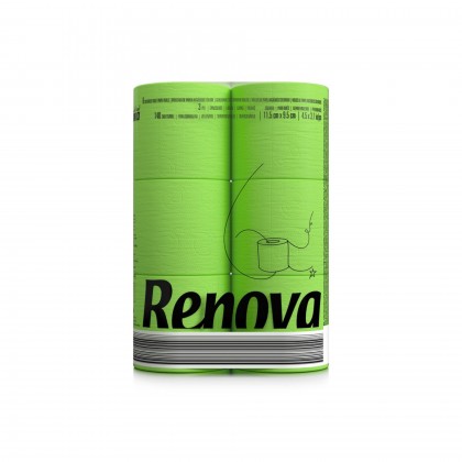 Papel Higinico Renova Verde