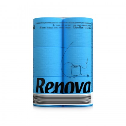 Papel Higinico Renova Azul