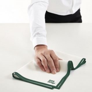 Panos de Cozinha Roll Drap 40 x 64 cm Verde/Branco