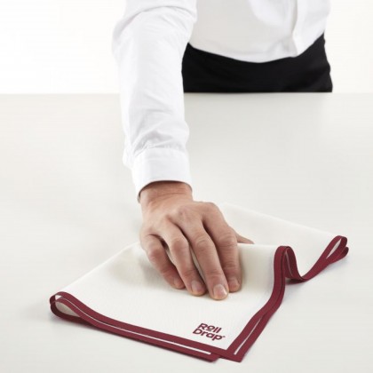 Panos de Cozinha Roll Drap 40 x 64 cm Vermelho/Branco