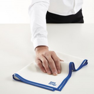 Panos de Cozinha Roll Drap 40 x 64 cm Azul/Branco