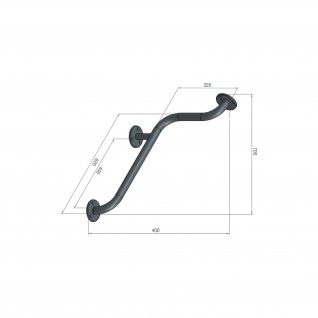 Apoio Horizontal de Cantos c/ 3 Pontos Fixao