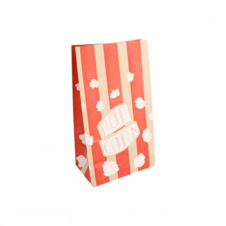 Sacos Pipocas Stripes 2,5 L 14 + 8 x 24 cm Anti-Gordura