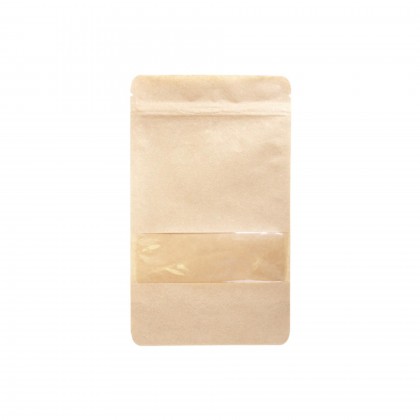 Sacos Auto-Fecho 13 + 3,5 x 22,5 cm Kraft