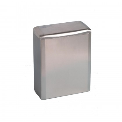 Contentor Higiene Feminina 6 L Inox Escovado