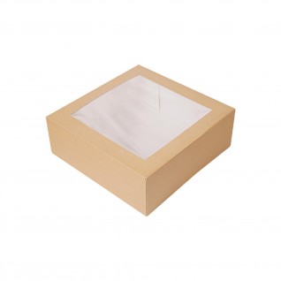 Caixa Pastelaria com Janela ThePack 26 x 26 x 8 cm