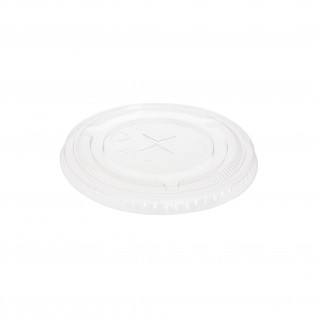 Tampa Plana Cristal c/ Orifcio Transparente rPET