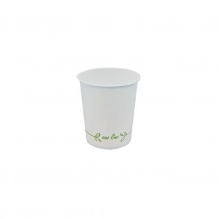 Copos Papel Branco Eco Line 120 ml