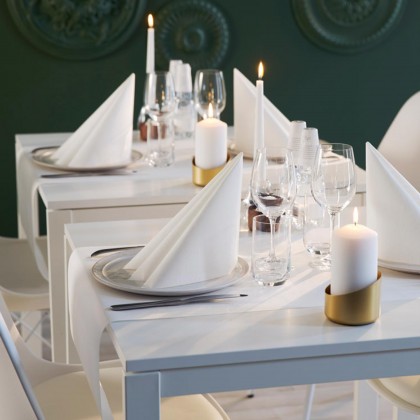 Velas Antigas Estearina 255 x 20 mm 6,5h Branco