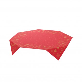 Toalha de Mesa Dunisilk 84 x 84 cm Stargazing Red