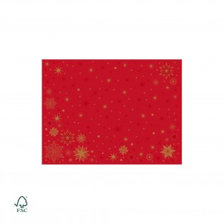 Mantelitos Bio Dunicel 30 x 40 cm Stargazing Red