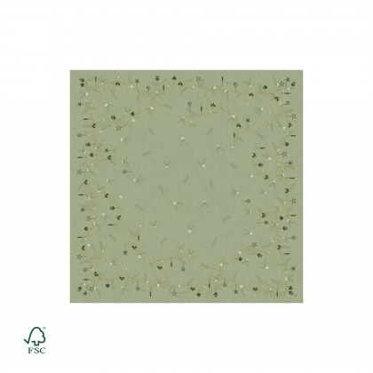 Toalha de Mesa Bio Dunicel 84 x 84 cm Nol Pistachio