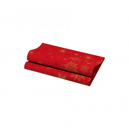 Guardanapos Bio Dunisoft 40 x 40 cm Stargazing Red