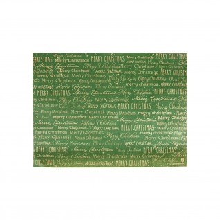 Toalhetes de Mesa Merry Christmas 31 x 43 cm Verde