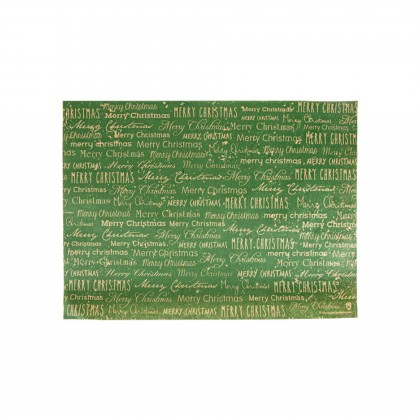 Toalhetes de Mesa Merry Christmas 31 x 43 cm Verde