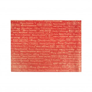 Toalhetes de Mesa Merry Christmas 31 x 43 cm Bordeaux