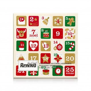 Guardanapos Renova Black Label Red Advent Calendar