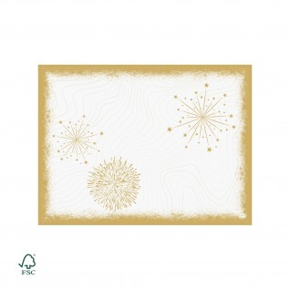 Mantelitos Bio Dunicel 30 x 40 cm Sparkly Branco