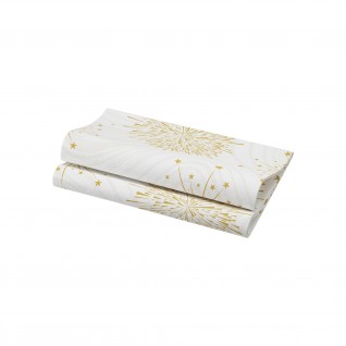 Guardanapos Bio Dunisoft 40 x 40 cm Sparkly Branco