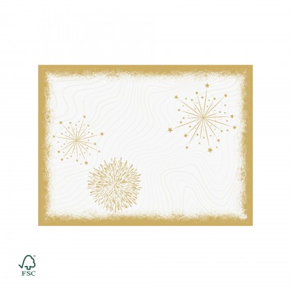 Mantelitos Bio Dunicel 30 x 40 cm Sparkly Branco