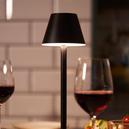 Candeeiro LED s/ Fio Zelda 109 x 330 mm Grafite