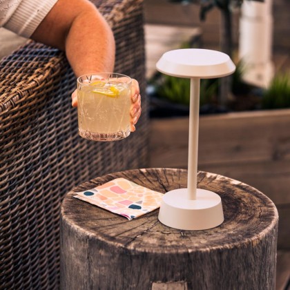 Candeeiro LED s/ Fio Nour 118 x 260 mm Areia