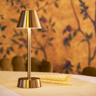 Candeeiro LED s/ Fio Zelda 109 x 330 mm Ouro