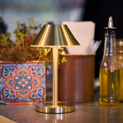 Candeeiro LED s/ Fio Zelda Midi 120 x 210 mm Ouro