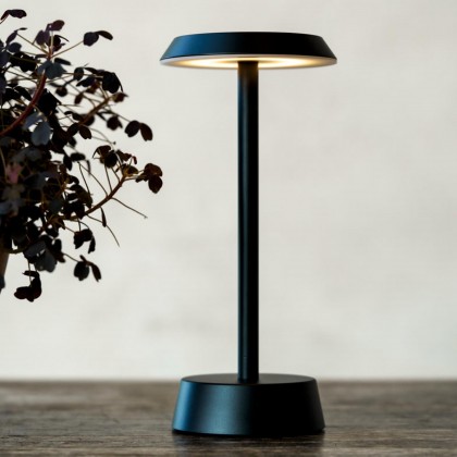 Candeeiro LED s/ Fio Nour 118 x 260 mm Grafite