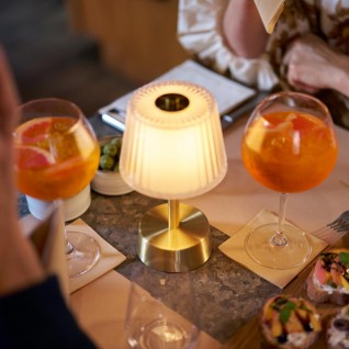 Candeeiro LED s/ Fio Jay 122 x 220 mm Ouro