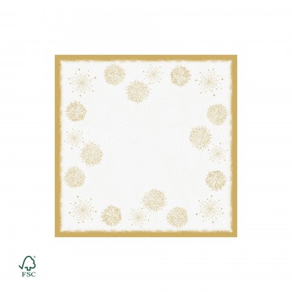 Toalha de Mesa Bio Dunicel 84 x 84 cm Sparkly Branco