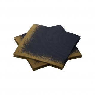 Guardanapos Bio Dunisoft 20 x 20 cm Sparkly Cheers Preto