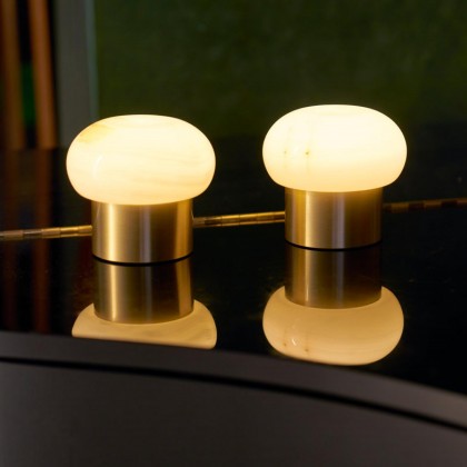 Candeeiro LED s/ Fio Namak 115 x 100 mm Dourado