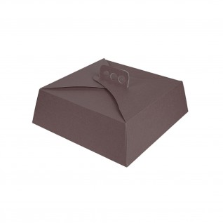 Caixa p/ Tartes ThePack 30 x 30 x 10 cm Chocolate