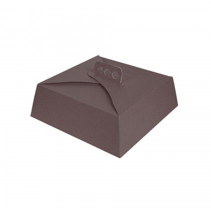 Caixa p/ Tartes ThePack 30 x 30 x 10 cm Chocolate