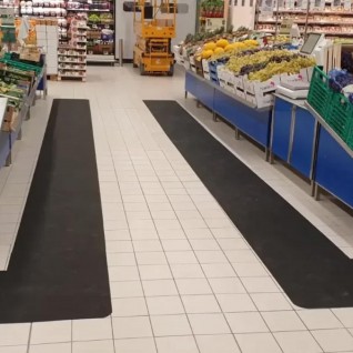 Tapete Adesivo Super Resistente Grippy 91 cm x 15,3 m Preto