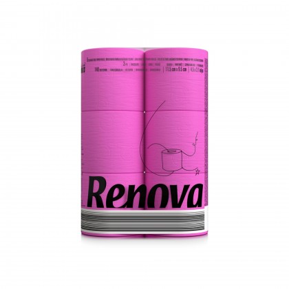 Papel Higi�nico Renova F�csia