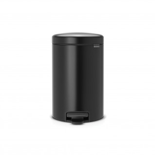Balde de Lixo com Pedal NewIcon 12 L Preto Mate